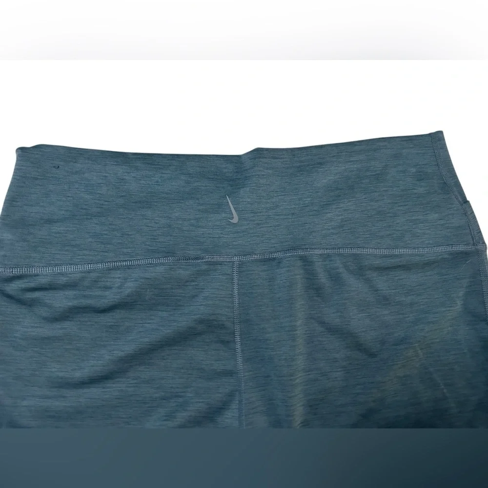 Nike Yoga Tights Womens Plus 2X Dri FIT High Rise 7/8 Length Wrap Valerian Blue. - Picture 5 of 10